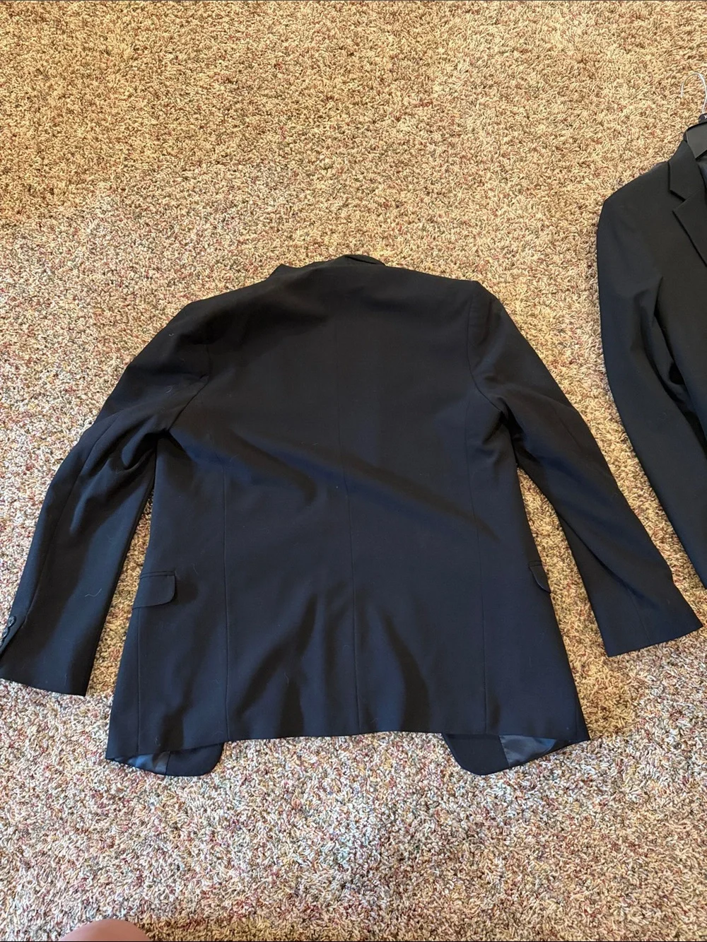 Calvin Klein Black Two-Button Sport Coat